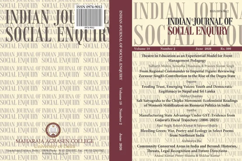 Theatre in Education as an Experiential Model for Event Management Pedagogy - Issue cover